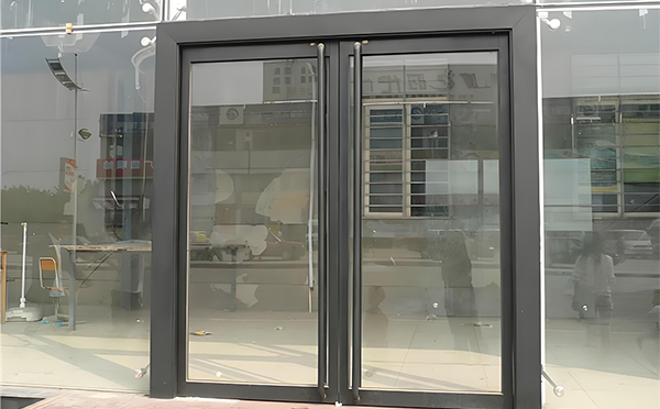 汉滨玻璃地弹门